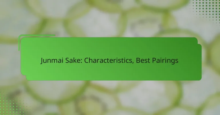 Junmai Sake: Characteristics, Best Pairings
