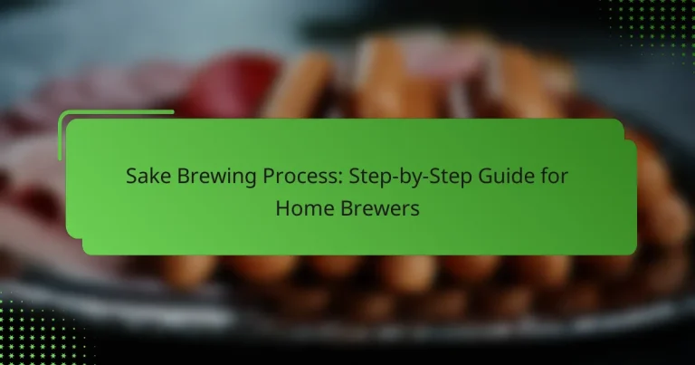 Sake Brewing Process: Step-by-Step Guide for Home Brewers