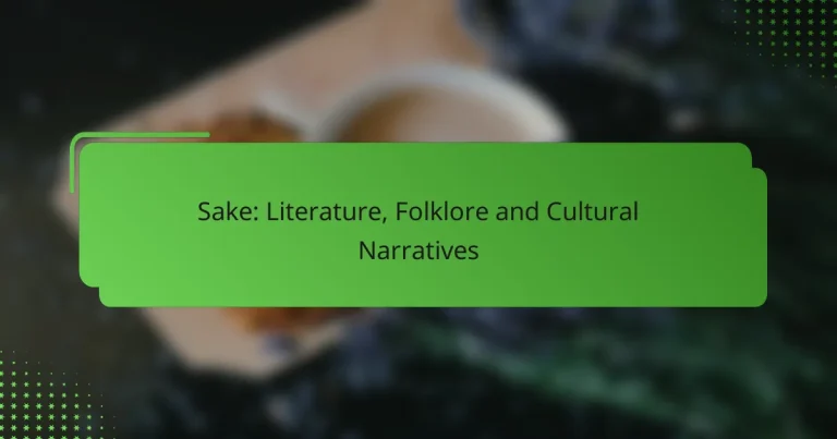 Sake: Literature, Folklore and Cultural Narratives
